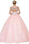 Dancing Queen - 1194A Jeweled Illusion Scoop Bodice Ballgown Ball Gowns