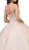 Dancing Queen - 1201 Sleeveless Embellished V-neck Quinceanera Ballgown Special Occasion Dress