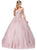 Dancing Queen - 1224 Strapless Sweetheart Lace-up Back Ballgown Special Occasion Dress XS / Dusty Pink