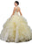 Dancing Queen - 1243 Embellished Halter Ruffled Quinceanera Ballgown Special Occasion Dress