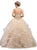 Dancing Queen - 1253 Bedazzled Halter Neck Quinceanera Ballgown Special Occasion Dress