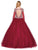 Dancing Queen - 1257 Teardrop Cutout Jewel Ornate Quinceanera Gown Special Occasion Dress