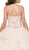 Dancing Queen - 1279 Illusion Halter Ruffled Quinceanera Gown Special Occasion Dress