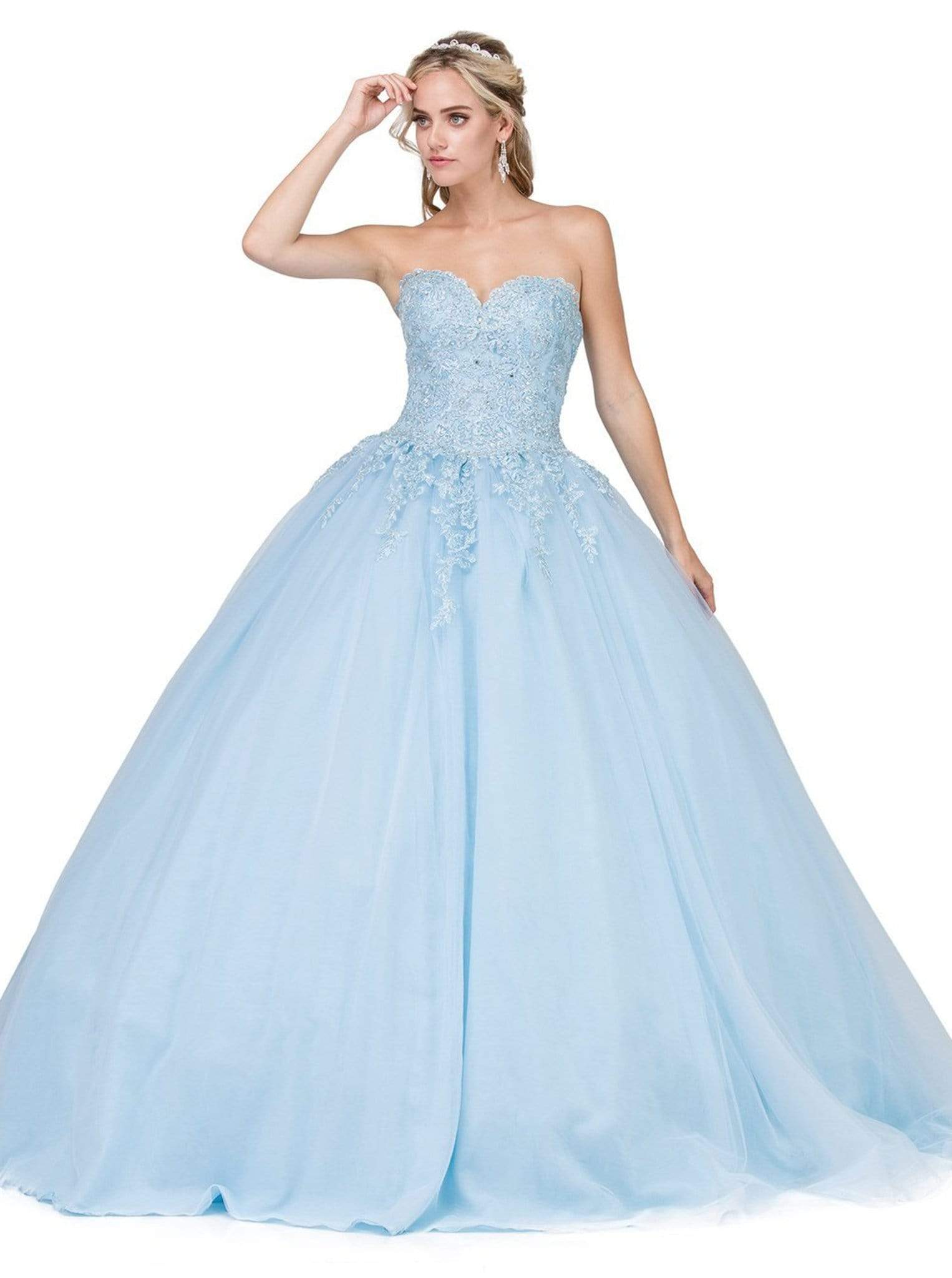 Dancing Queen - 1337 Lace Appliqued Sweetheart Bodice Ballgown ...