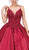 Dancing Queen - 1339 Beaded Floral Appliqued Sleek Ballgown Special Occasion Dress