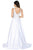 Dancing Queen - 139 Embellished Plunging V-Neck Wedding Gown Wedding Dresses
