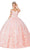 Dancing Queen - 1569 Off Shoulder Floral Applique Ballgown Special Occasion Dress