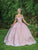 Dancing Queen - 1602 Off Shoulder Lace Ornate Gown Quinceanera Dresses