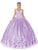 Dancing Queen - 1608 Floral Lace Ballgown Special Occasion Dress In Purple