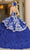 Dancing Queen - 1634 Strapless Embellished Ruffled Gown Quinceanera Dresses
