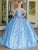 Dancing Queen 1644 - Embroidered Corset Quinceanera Ballgown Special Occasion Dress