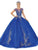 Dancing Queen - 1646 Illusion Beaded Glittery Dress Special Occasion Dress In Blue