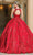 Dancing Queen - 1647 Bedazzled Jewel Neck Sequined Dress Special Occasion Dress