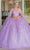 Dancing Queen 1664 - Floral Quinceanera Ballgown Ball Gowns XS / Lilac
