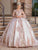 Dancing Queen 1665 - Bell Sleeve Ornate Quinceanera Ballgown Special Occasion Dress
