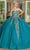 Dancing Queen 1672 - Sweetheart Quinceanera Ballgown Ball Gowns XS / Hunter Green