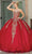Dancing Queen 1672 - Sweetheart Quinceanera Ballgown Ball Gowns XS / Red