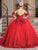 Dancing Queen 1683 - Strapless Sequin Quinceanera Ballgown Special Occasion Dress