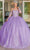 Dancing Queen 1691 - Sweetheart Detachable Cape Ballgown Quinceanera Dresses