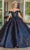 Dancing Queen 1700 - Off Shoulder Ornate Quinceanera Ballgown Ball Gowns XS / Black