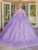 Dancing Queen 1716 - Cape Sleeve Embroidered Ballgown Special Occasion Dress