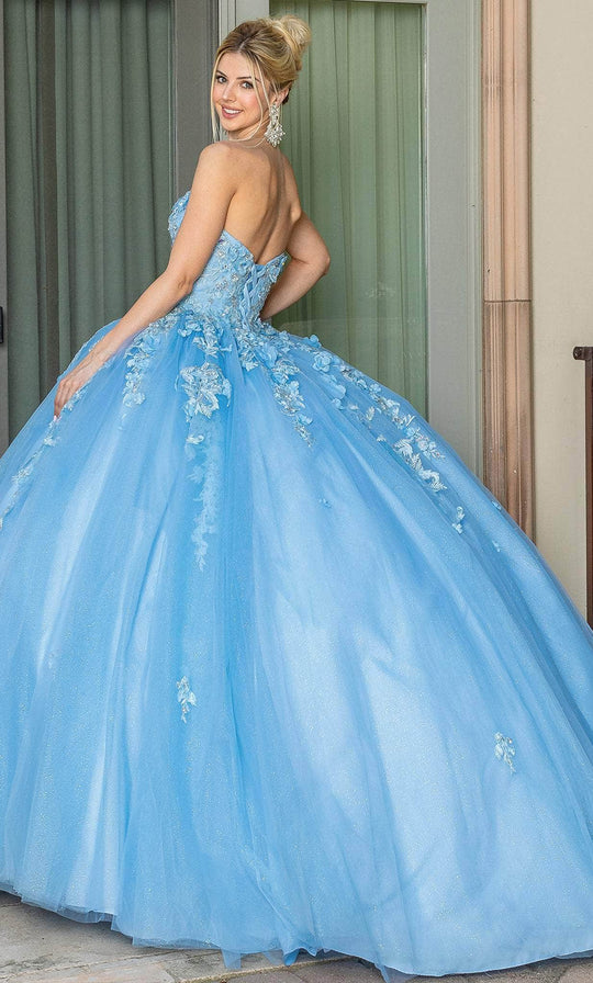 Dancing Queen 1717 - Sweetheart Lace-Up Back Ballgown