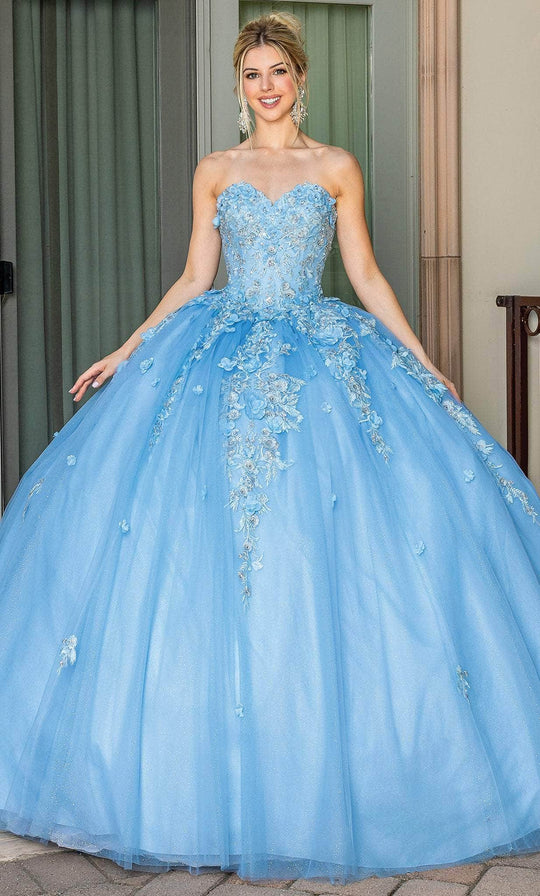 Dancing Queen 1717 - Sweetheart Lace-Up Back Ballgown