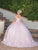 Dancing Queen 1748 - 3D floral Embellished Off-Shoulder Ballgown Ball Gowns