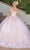 Dancing Queen 1748 - 3D floral Embellished Off-Shoulder Ballgown Ball Gowns