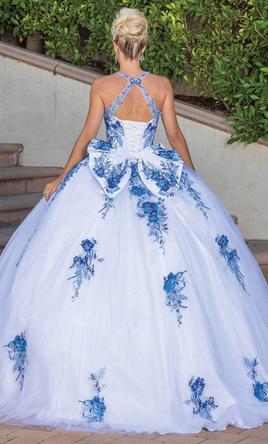 Dancing Queen 1761 - Sleeveless Halter Neck Ballgown