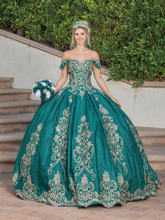 Dancing Queen 1769 - Sweetheart Lace Pleated Ballgown