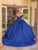 Dancing Queen 1780 - Bow Accented Off Shoulder Ballgown Special Occasion Dress
