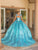 Dancing Queen 1784 - Cap Sleeve Glitter Quinceanera Ballgown Special Occasion Dress