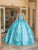 Dancing Queen 1784 - Cap Sleeve Glitter Quinceanera Ballgown Special Occasion Dress