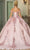 Dancing Queen 1803 - Ruffled Off-Shoulder Lace-Up Back Ballgown Long Dresses
