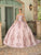 Dancing Queen 1803 - Ruffled Off-Shoulder Lace-Up Back Ballgown Special Occasion Dress