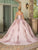 Dancing Queen 1803 - Ruffled Off-Shoulder Lace-Up Back Ballgown Special Occasion Dress