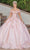 Dancing Queen 1804 - Bow Sequin Quinceanera Ballgown Quinceanera Dresses XS / Rose Gold