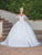 Dancing Queen 1806 - Off-Shoulder 3D floral Embellished Ballgown Long Dresses