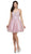 Dancing Queen - 2004 Beaded Floral Lace Tulle Cocktail Dress Special Occasion Dress XS / Dusty Pink