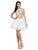 Dancing Queen 2007 Illusion Scoop Two-piece A-Line Dress CCSALE XS / Off White