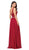 Dancing Queen - 2161 Beaded Lace V-neck A-line Prom Dress Special Occasion Dress