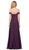 Dancing Queen - 2273 Embroidered Off Shoulder Prom Dress Special Occasion Dress M / Plum