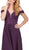 Dancing Queen - 2273 Embroidered Off Shoulder Prom Dress Special Occasion Dress S / Plum