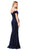 Dancing Queen - 2295 Fitted Off Shoulder Strap Prom Dress Evening Dresses