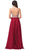Dancing Queen - 2513 Beaded Embellished Illusion Bodice Chiffon Gown Prom Dresses