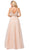 Dancing Queen - 2519 Sleeveless Embroidered Bodice Tulle Gown Prom Dresses