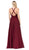 Dancing Queen - 2541 Crisscross Strap Ruched Bodice Chiffon Dress Prom Dresses