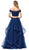 Dancing Queen - 2545 Embroidered Off Shoulder Two-Piece Gown Special Occasion Dress