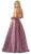 Dancing Queen - 2568 Embellished Plunging V-neck Ballgown Special Occasion Dress